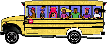 BUS AVEC PERSONNES - Free animated GIF