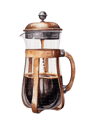 coffee brewer watercolor Bb2 - png ฟรี