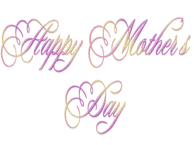 Happy Mother's day - png gratuito
