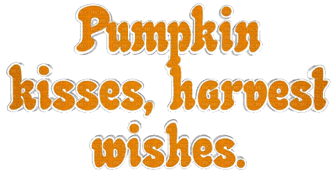 Harvest wishes/words - Free animated GIF
