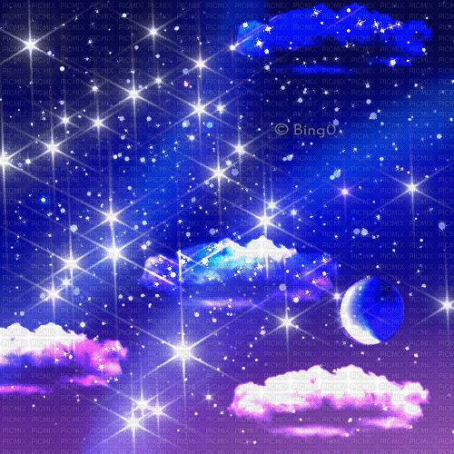 Y.A.M._Background stars sky - Ingyenes animált GIF