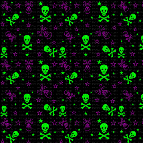 Skulls - Darmowy animowany GIF