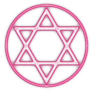 Pink Pentagram - Free PNG