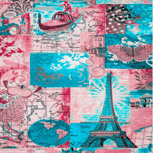 background teal pink (credits to owner) - Besplatni animirani GIF