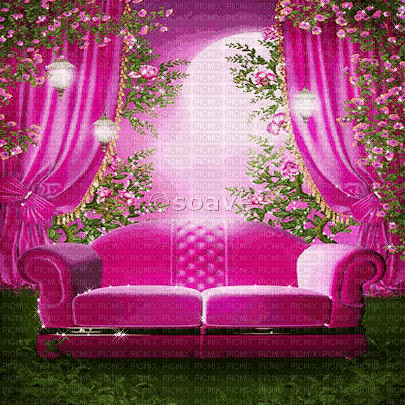 soave background animated  pink green - GIF animasi gratis