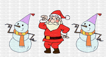 Dancing Santa - Free animated GIF