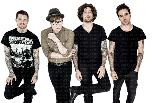 Fall Out Boy Andy Patrick Joe and Pete - png gratuito