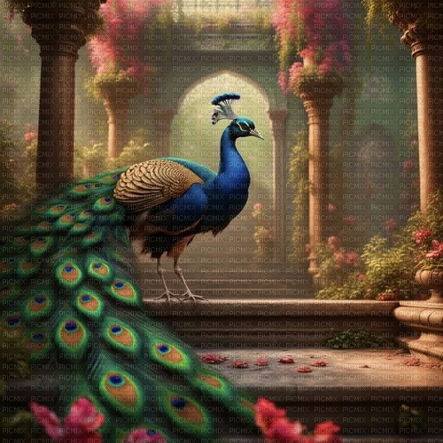 India peacock - zadarmo png