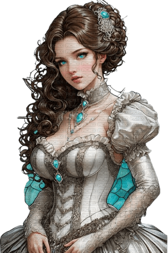 Victorian woman. Leila - kostenlos png