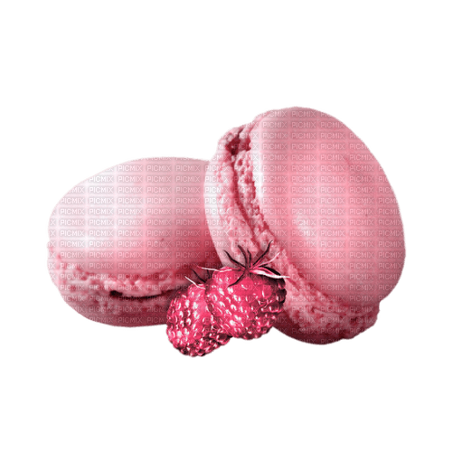 kikkapink deco pink macaron strawberry - png grátis