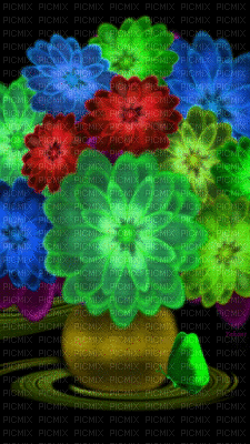 colorfull flower - Ücretsiz animasyonlu GIF
