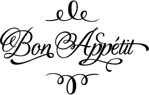 Bon Appétit.Texte.text.Victoriabea - ingyenes png