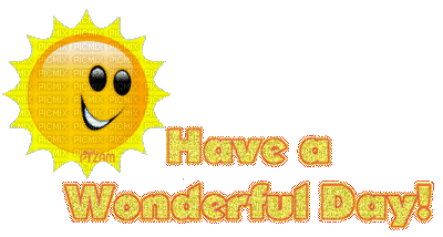have a wonderful day - GIF animate gratis