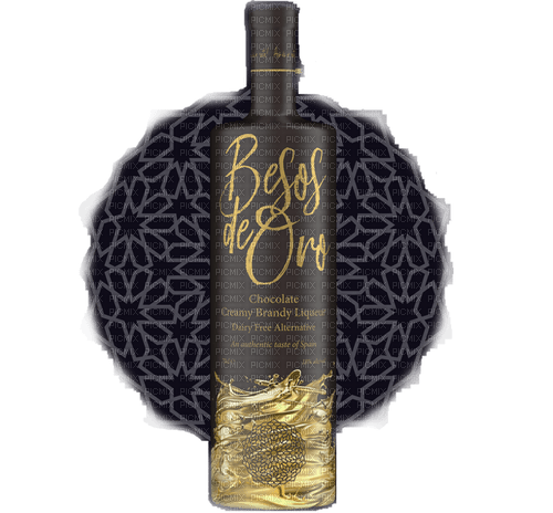 Liqueur- Besos de Oro Black Gold - Bogusia - png grátis