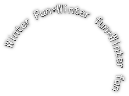 soave text winter fun white - Free PNG