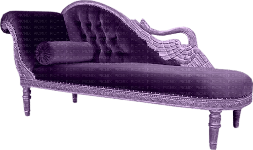sofa couch lila - png gratis