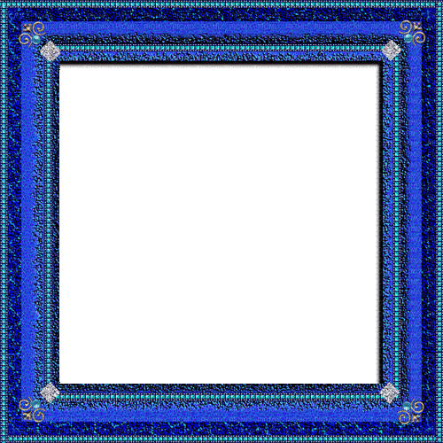 cadre,frame,bleu, mon,gif, Pelageya - GIF animé gratuit