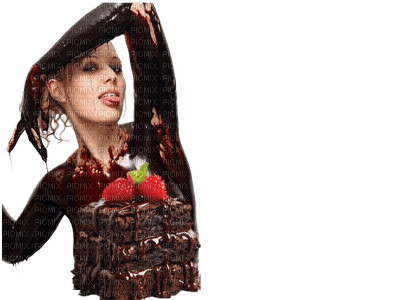 woman chocolate bp - besplatni png