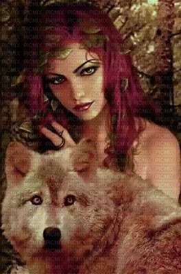wolf woman fantasy laurachan - kostenlos png