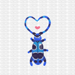 pikaole blue beetle - bezmaksas png