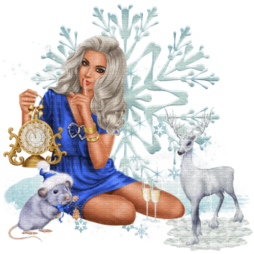christmas woman by nataliplus - Free PNG