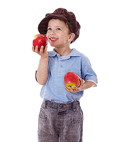 Apples.Pommes.Child.Enfant.Victoriabea - png gratis