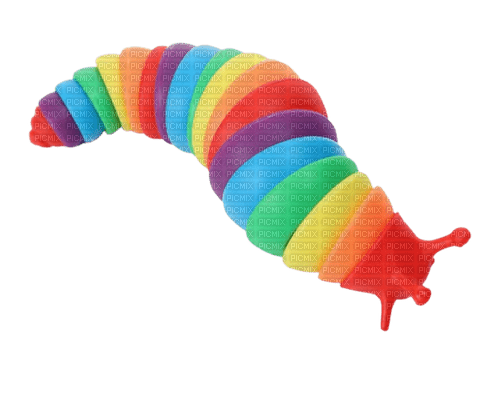 rainbow slug - gratis png