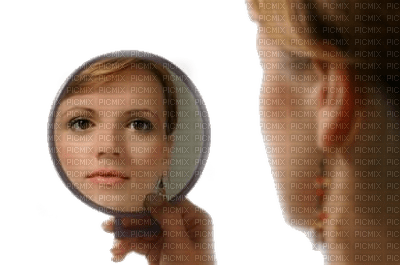 mujer y espejo by EstrellaCristal - png gratis
