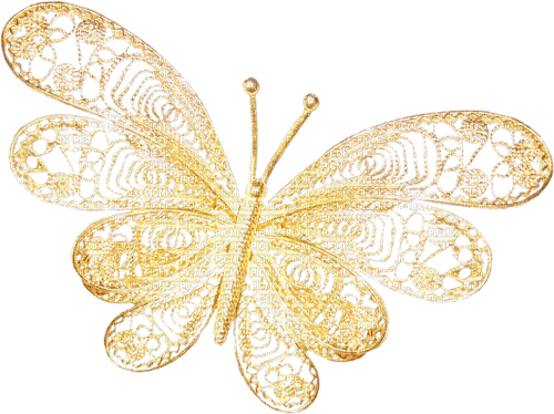 Butterfly.Gold - ücretsiz png
