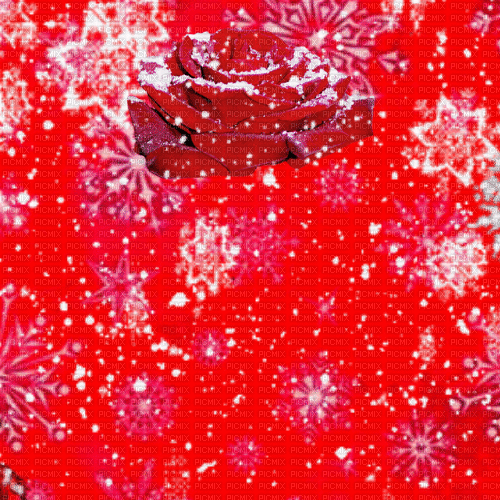 DI / / Bg.animated.winter.snow.red.idca - Δωρεάν κινούμενο GIF