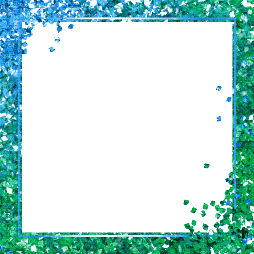 Frame BlueGreen - By StormGalaxy05 - Free PNG