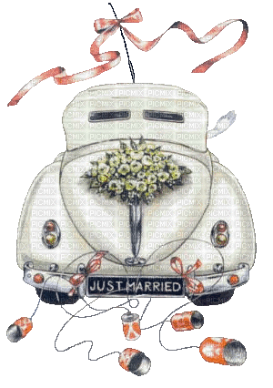 JUST MARRIED - Free animated GIF