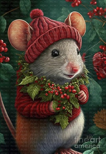 Xmas mouse - δωρεάν png