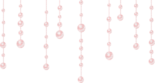 Hanging Pearls.Pink - 無料png