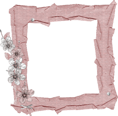 MMarcia cadre frame floral deco - Animovaný GIF zadarmo
