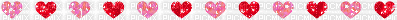 heart divider - GIF animado grátis