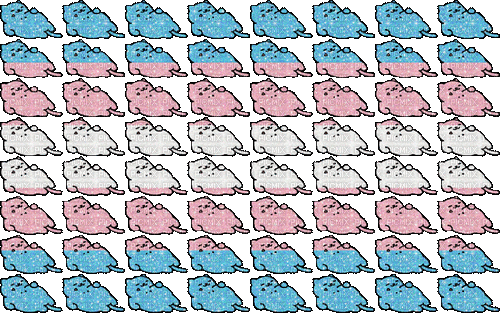 Transgender pride Tubbs the cat glitter flag - Безплатен анимиран GIF