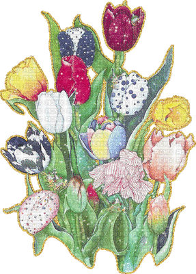tulipes web charmille - Free animated GIF