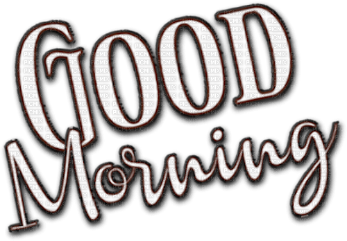 ♥❀❀❀❀ sm3 text morning words brown - ingyenes png
