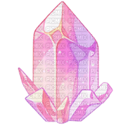 pink crystal pixel art - kostenlos png
