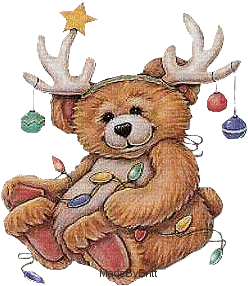 Christmas Bear - GIF animé gratuit