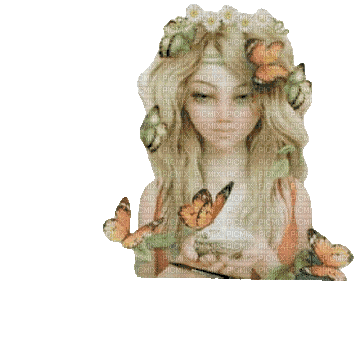 Femme Multi Papillons:) - Δωρεάν κινούμενο GIF
