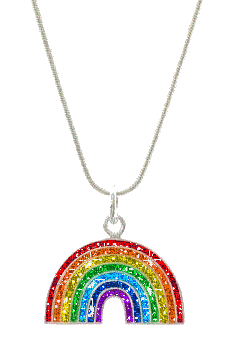 rainbow necklace - GIF animasi gratis