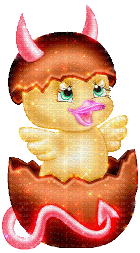 Easter duckling by nataliplus - Безплатен анимиран GIF