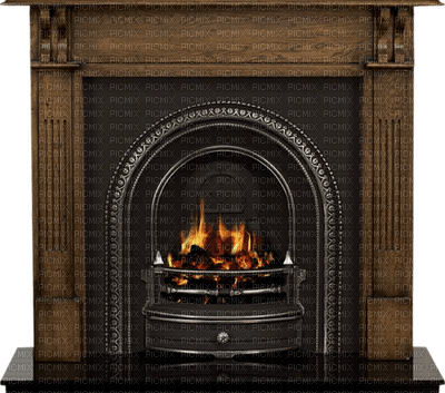 Kaz_Creations Deco Fireplace Fire - png gratis