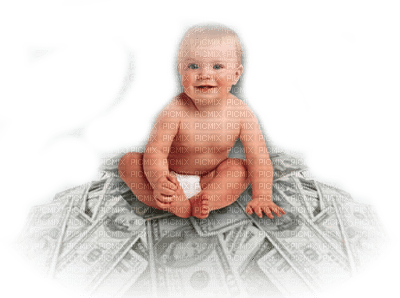 Kaz_Creations Baby Enfant Child Money Cash - zadarmo png