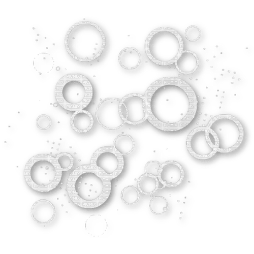 White circles overlay deco [Basilslament] - Free PNG