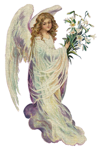 Vintage Angel Anges Engel - gratis png