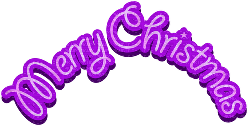 Merry Christmas.Text.Purple - zdarma png