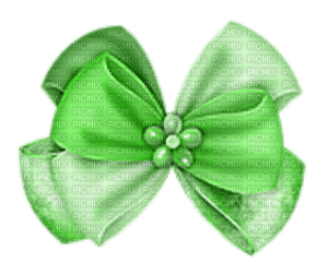 schleife grün green - ilmainen png